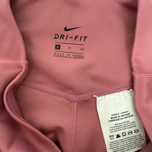 Nike Dri-Fit High Waist Pink Leggings - Picture 5 of 10